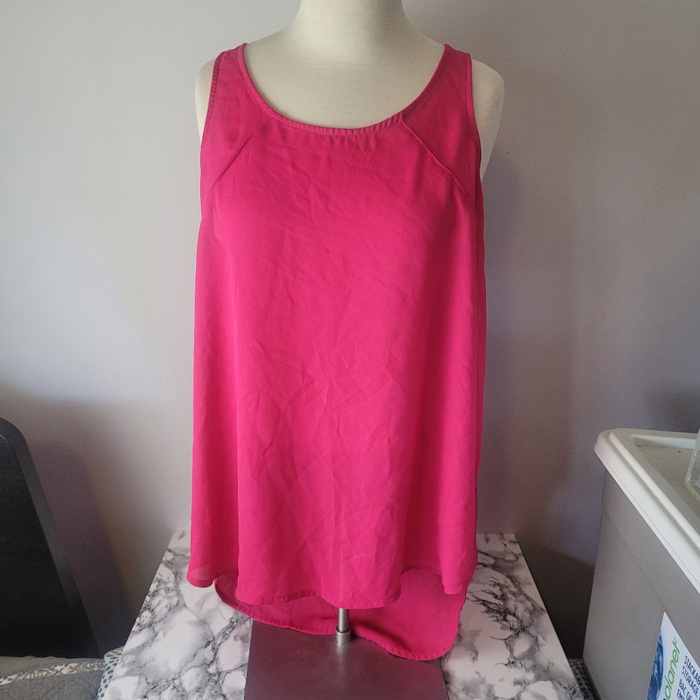 Massimo high low tank with keyhole back
